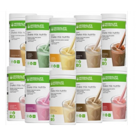 Shake-ul F1 fara alergeni zmeura si ciocolata alba