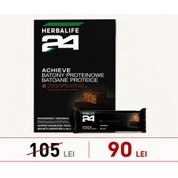 Batoane proteice H24 Achieve fursecuri cu ciocolată